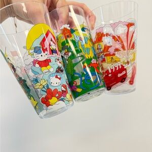 Hello Kitty Coca-Cola McDonald cup set